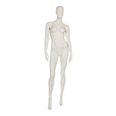 Female window mannequin with abstract head, milkwh