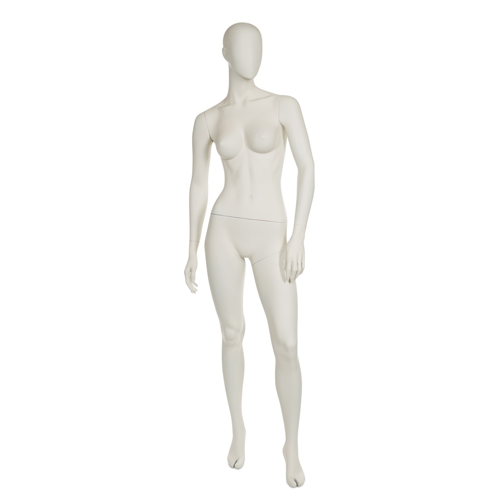 BINK - Female window mannequin with abstract head, milkwh