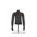 Child torso, 4 yrs, umbra grey, incl base