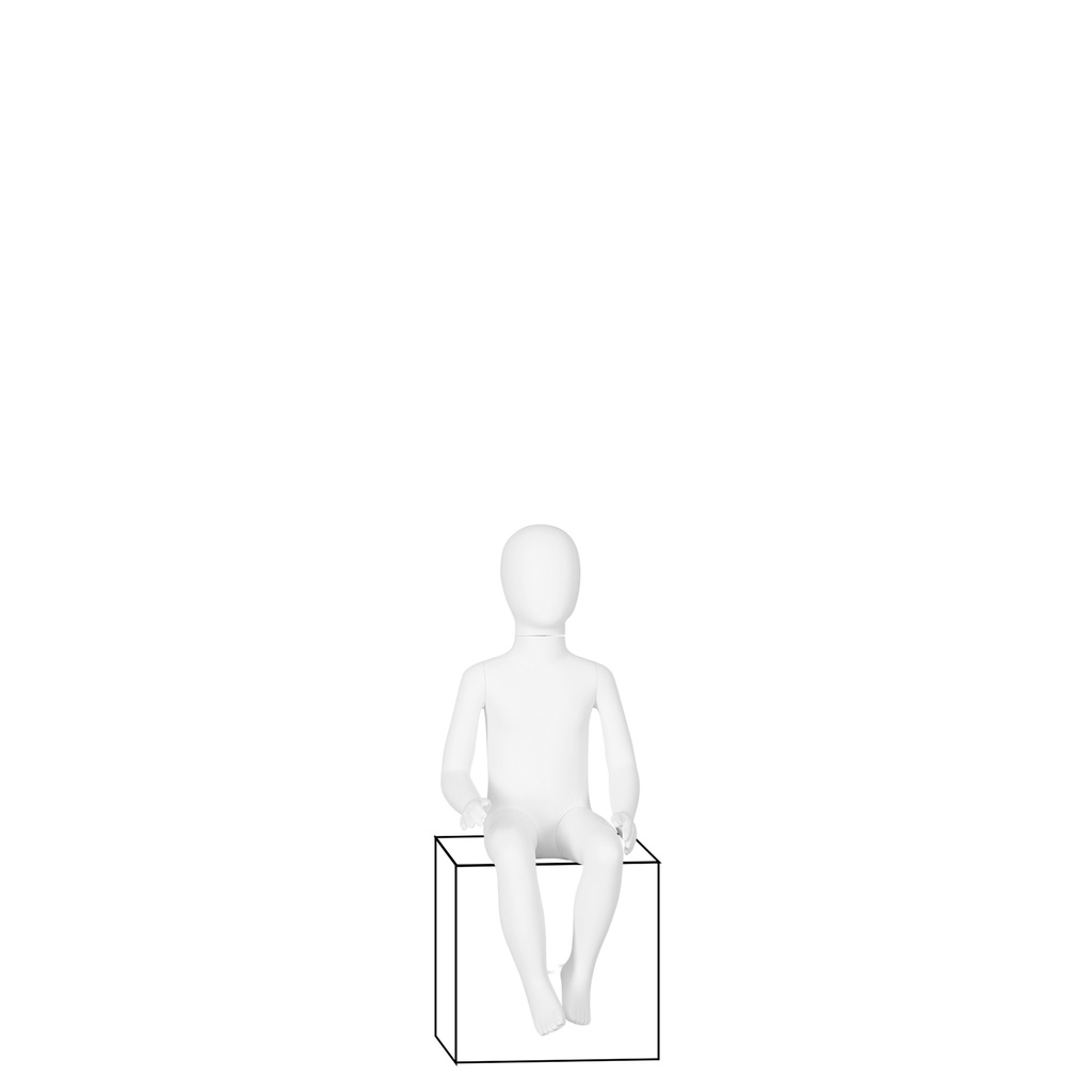 BINK - Child mannequin, 4 years, matte white, Cosmic