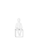 Child mannequin, 4 years, matte white, Cosmic