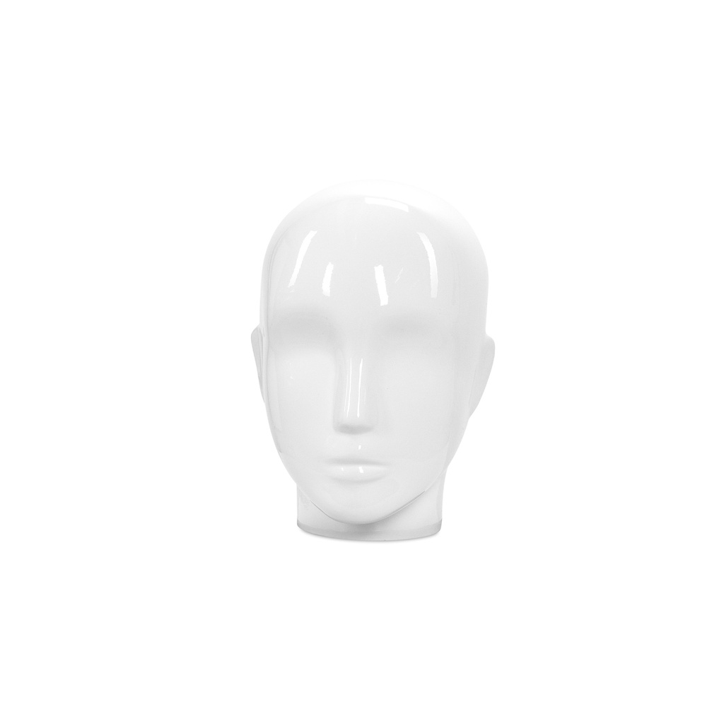 BINK - Unbreakable semi-abstract women's balloon head, recyclable made of ABS plastic, glossy