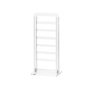 Earring display, 12 x 29 cm, plexi, transparent