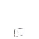 Price system con magnet, plexi, transparente
