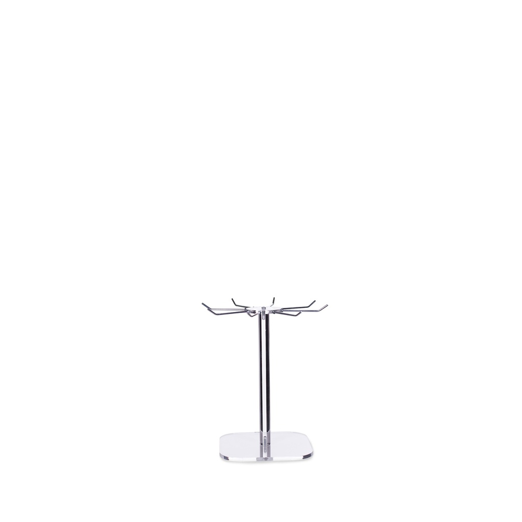 Giratorio de sobremesa soporte, altura 33 cm, acrílico