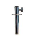 Torso flange tube dia 22mm, chrome steel