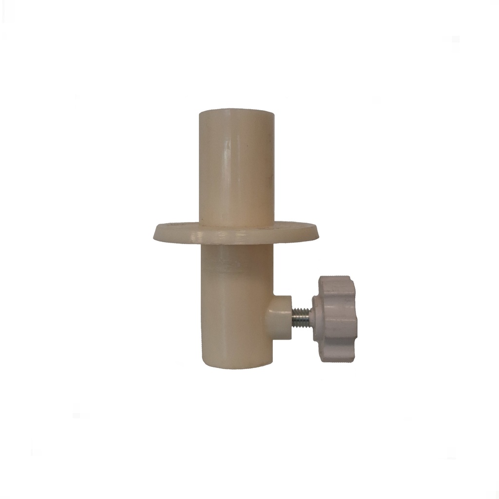 Torso flange tubo dia 22mm, ABS