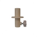 Torso flange tubo dia 22mm, ABS