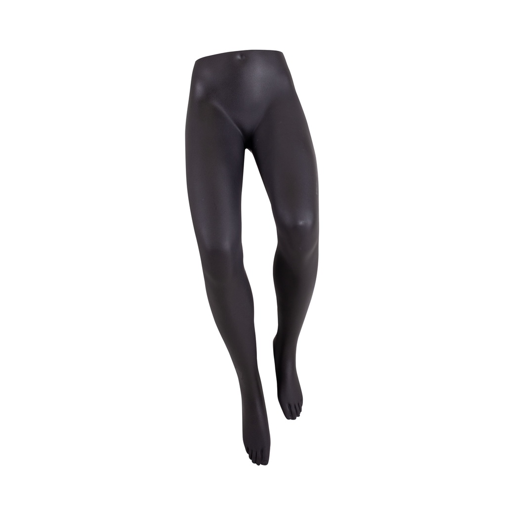BINK - Curved women's leg display, for trousers, black, for wall mounting, including hanging loop