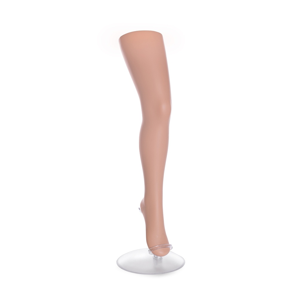 BINK - Child leg, pvc, skin color, incl. support