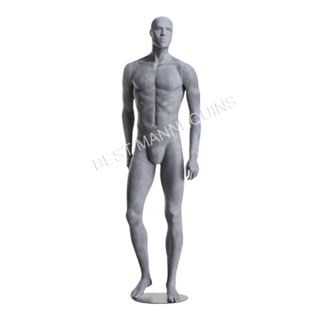 BINK - Maniquí masculino de escaparate abstracto cabeza, natural