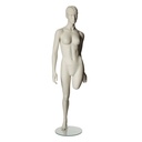 Maniquí femenino de escaparate, estilizado, orthopedic