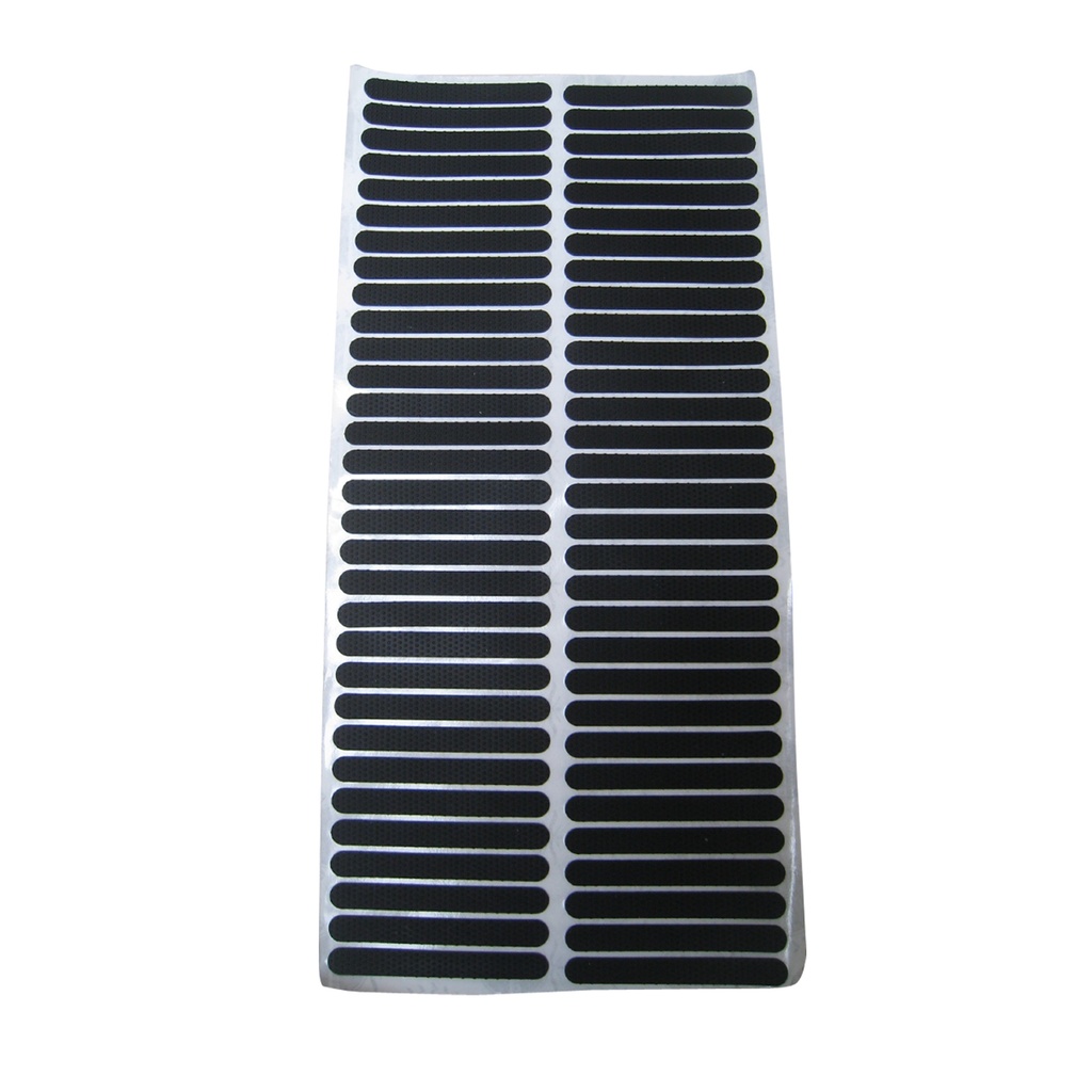 BINK - Non-slip silicone strips, for clothes hangers, black - 37 pairs (74 pcs)