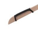Non slip silicone strip, for clothes hanger, black - bag of 50 pairs (100 pcs)