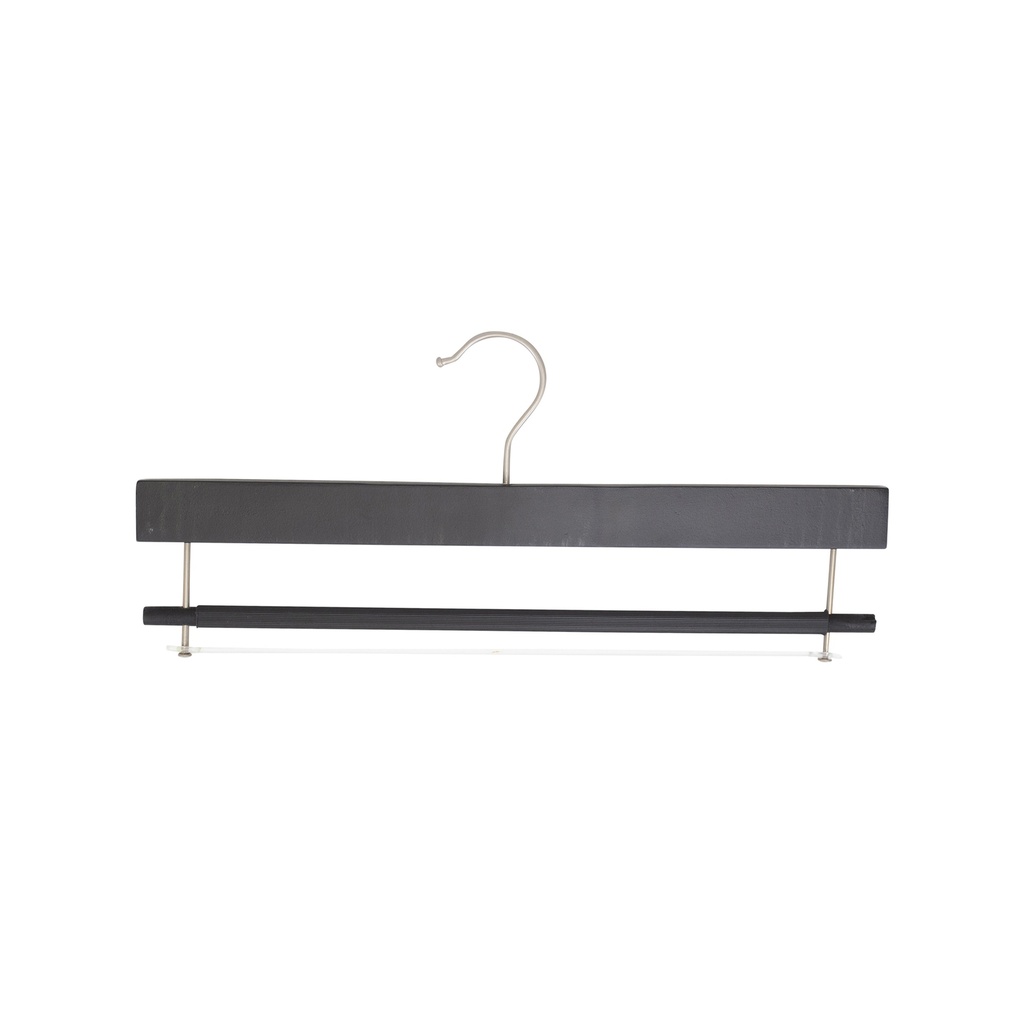 BINK - Cloth hanger, lotus wood, finished in black mat - box of 100 pcs.