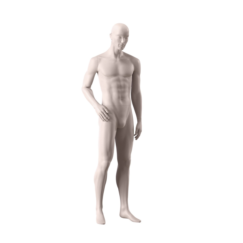 BINK - Lingerie mannequin, male, nude skin color mat, standing pose 51