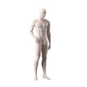 Lingerie mannequin, male, nude skin color mat, standing pose 51