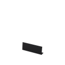 Earring display stand, black powder-coated steel