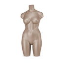 XL female torso, D-cup,  metallic skin collor