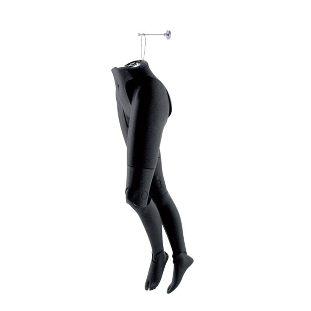 BINK - Movable leg display, women, black, including metal hanging loop