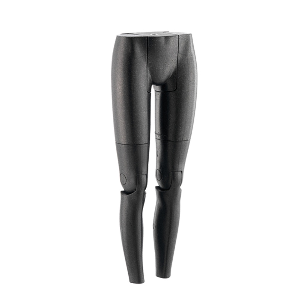 Movable leg display, women, black
