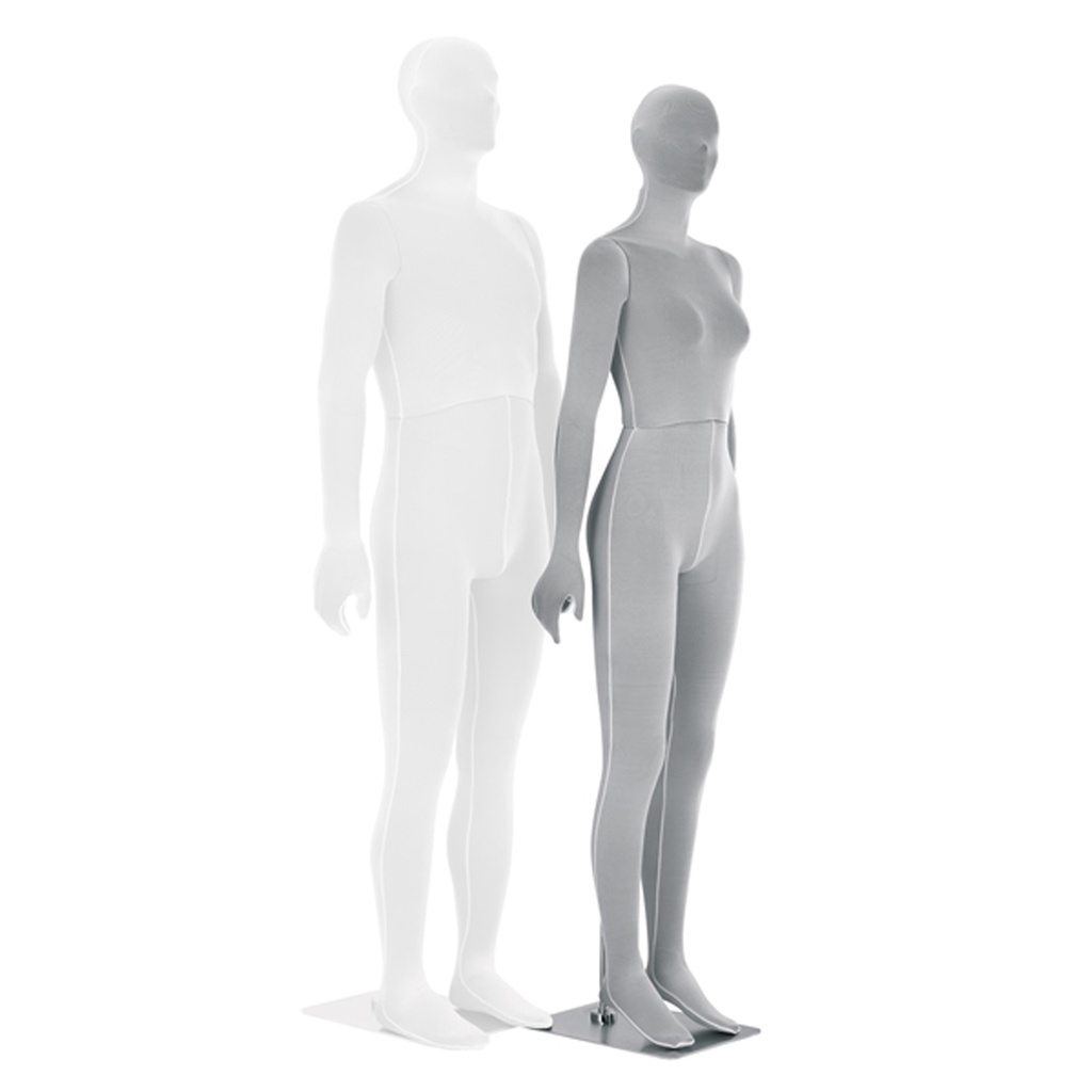 BINK - Female flexible mannequin, Carbon, white