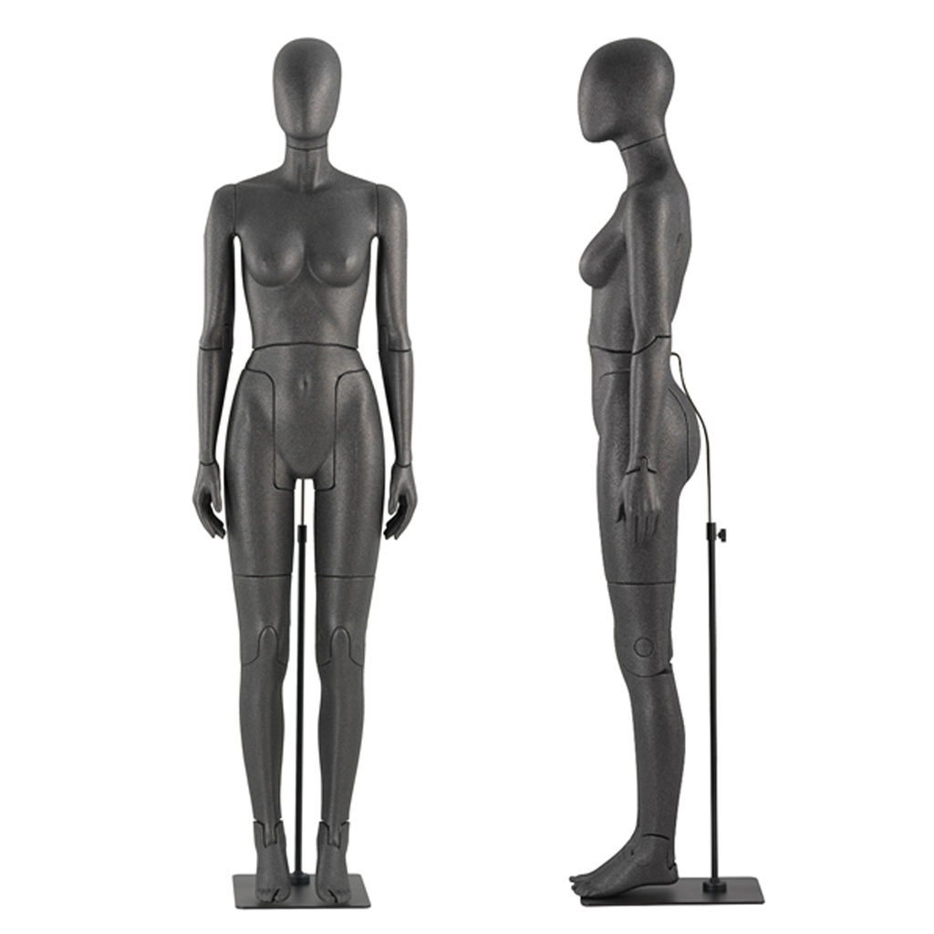 BINK - Female flexible mannequin, black EPP foam
