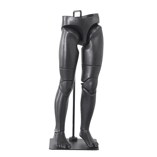 BINK - Movable leg display, children, black, including black base plate with connection