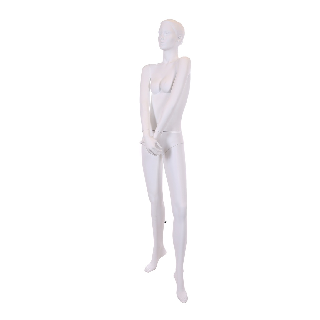 BINK - Female window mannequin, stylised hair, white colo