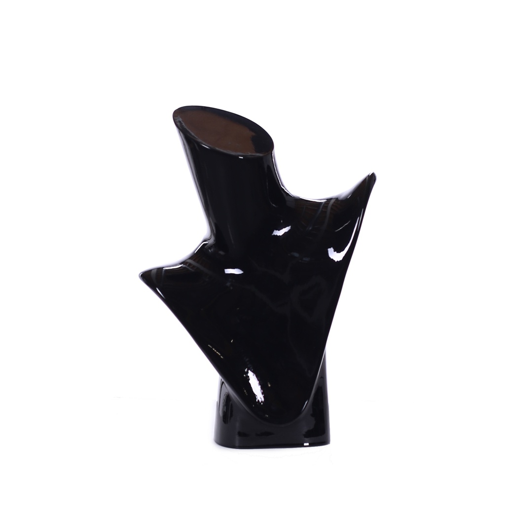 BINK - Jewellery display neck, 36 cm, black high gloss