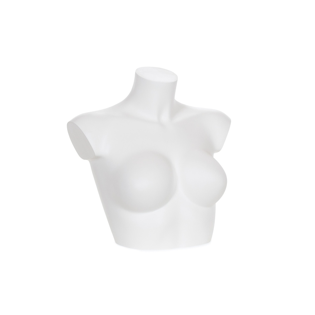 BINK - Short female torso B/Ccup breast, PS, white