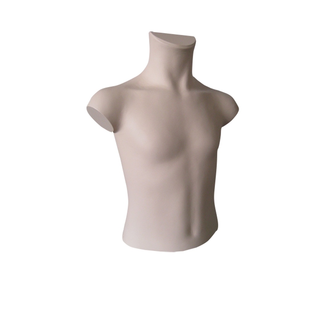 BINK - Plastic mannequin bust, type untill waist, child, 6-8 years, skin color, recyclable plastic, pose 2010CL_PSK