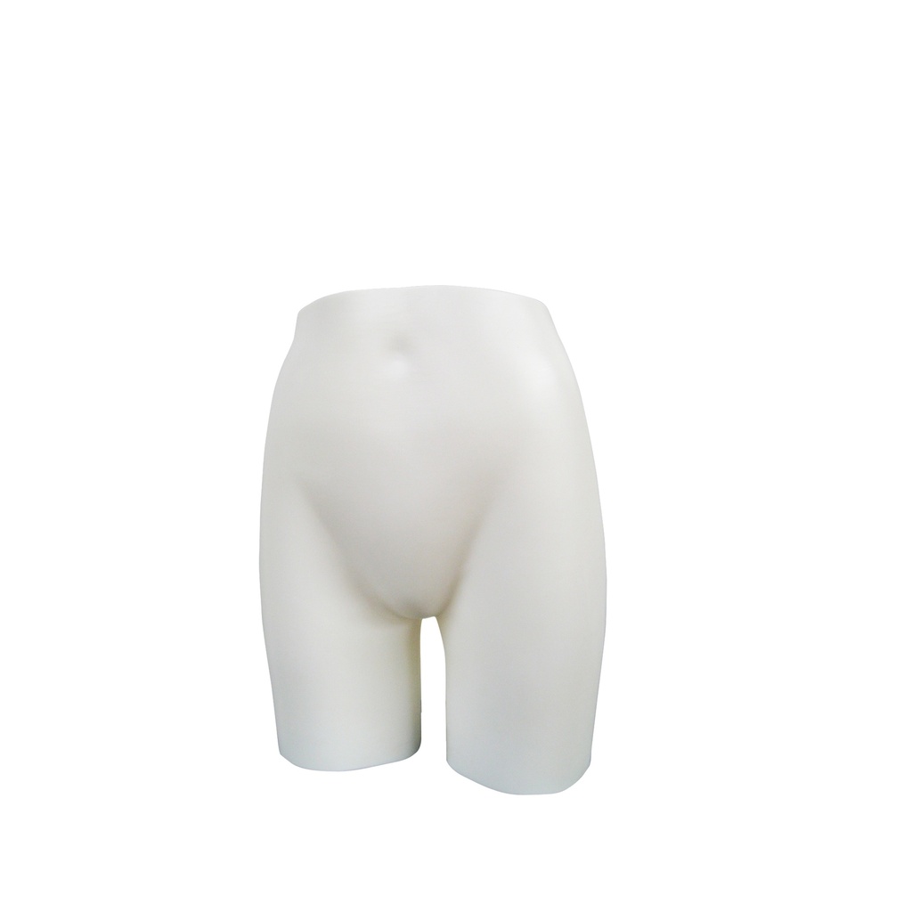 BINK - Plastic mannequin hips display, teenager, 12 years, white recyclable plastic, pose 2023T_PWH