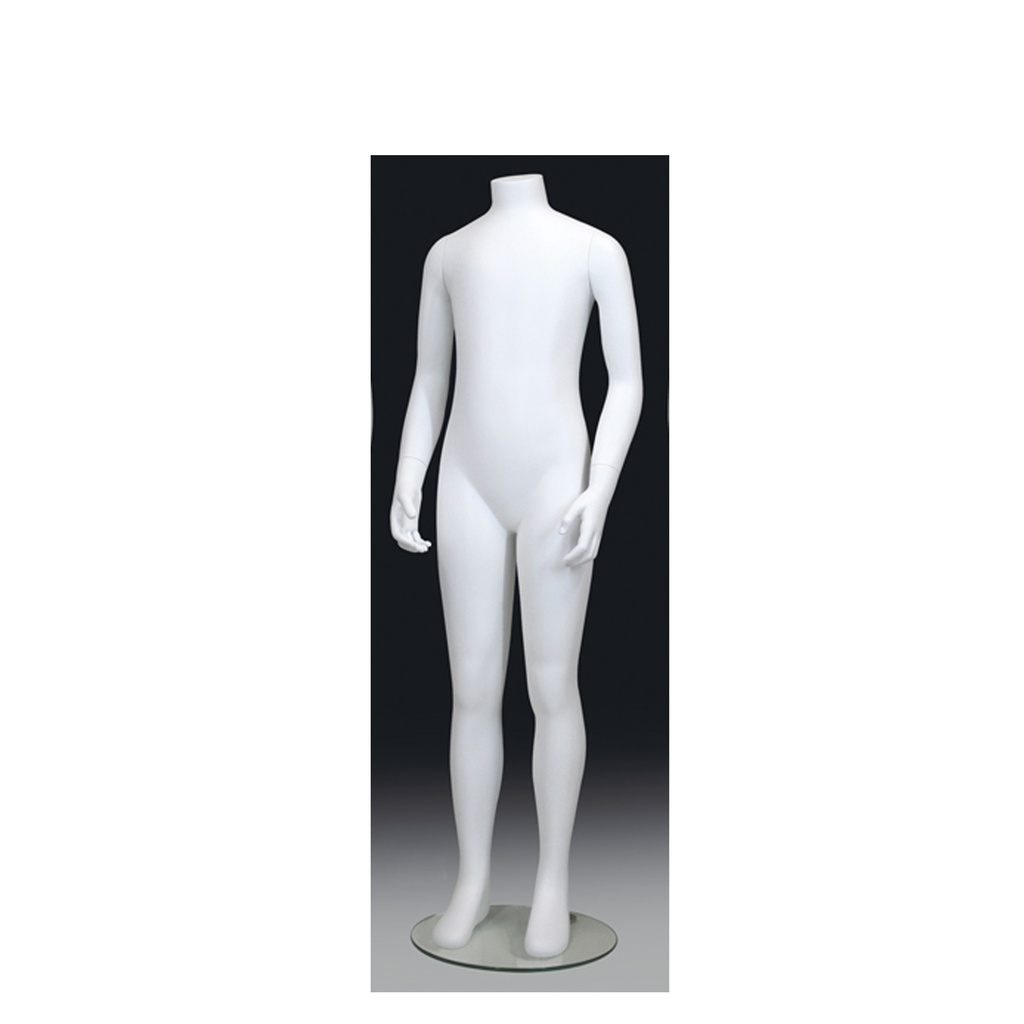 BINK - Infantil maniquí, 10 años, 6th av, FRP, blanco mate