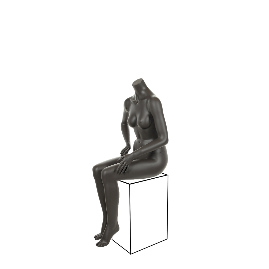BINK - Sitting female window mannequin headless, Mosaique