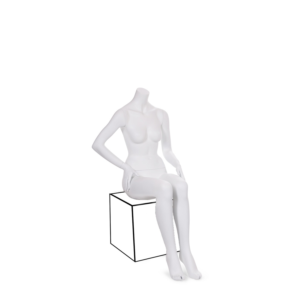 BINK - Sitting female window mannequin headless, Mosaique