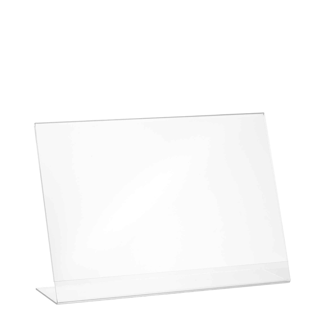 BINK - Portacarteles, horizontal A3, acrílico transparente