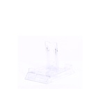 Expositor ajustable, acabado en acrílico transparente