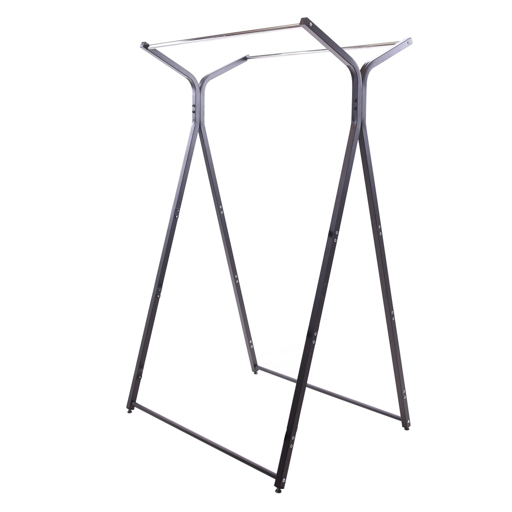 BINK - Trendy Double clothes rack, length  height  depts, tube 30x30mm, black mat