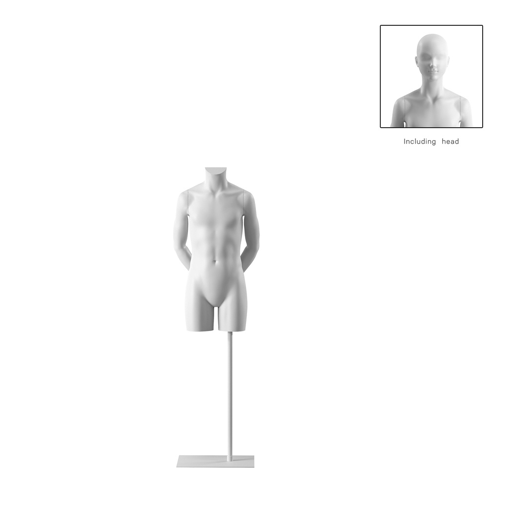 BINK - Child torso, 12Y, white, headless, Bio FRP