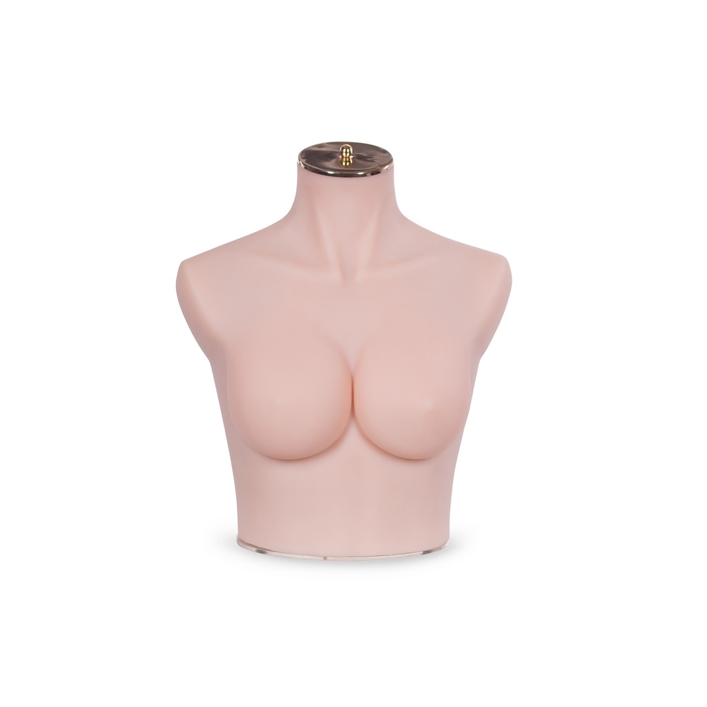 BINK - Female torso cut below breast, C cup, silicone
