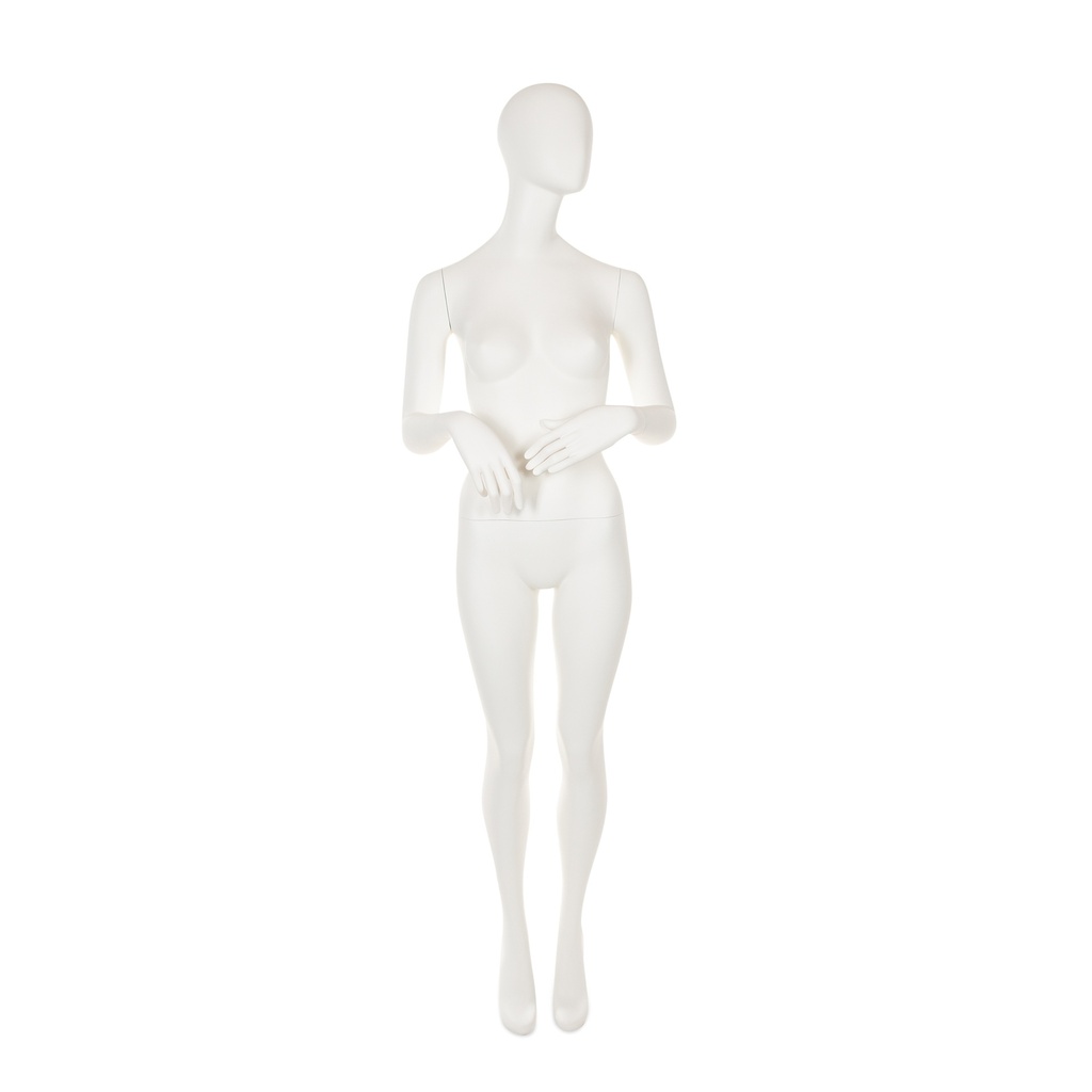 Female window mannequin  abstract head, Rose,white