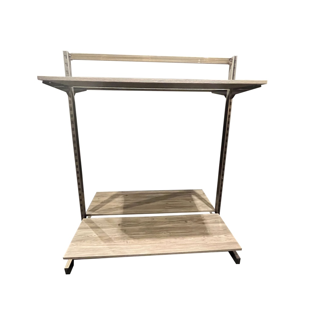 BINK - Gondola with 4 wooden shelves