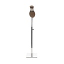 Adjustable shoe display, inox