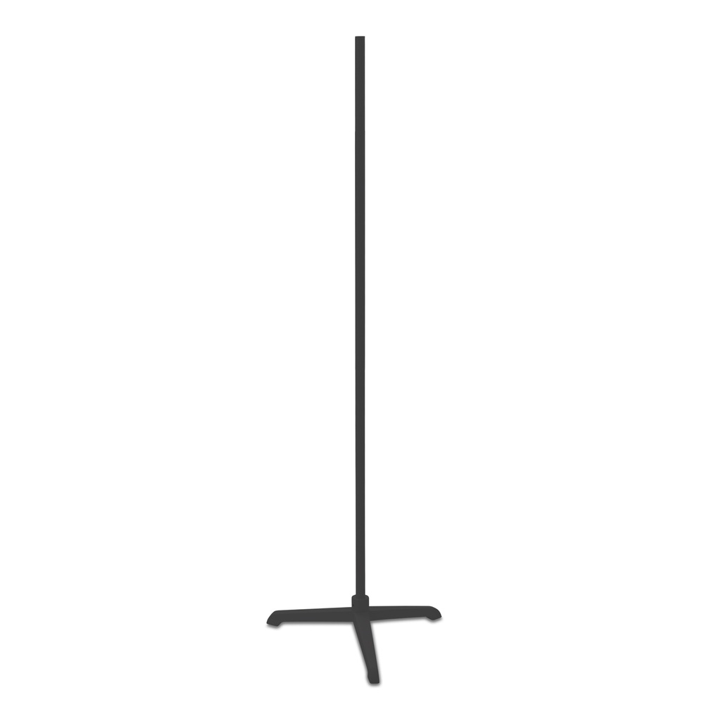 BINK - Bust stand with central connection, 110 cm, tripod, black