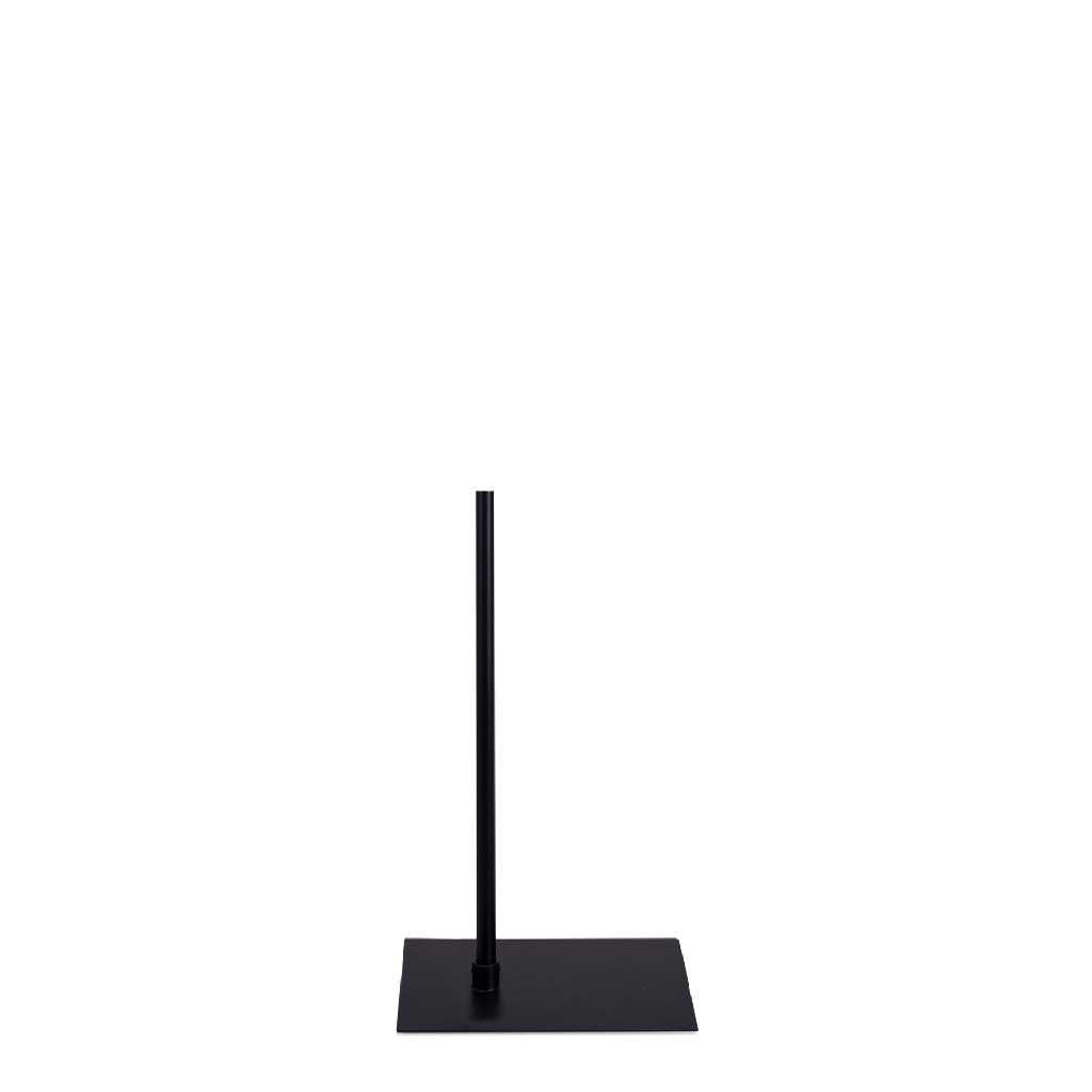 Stand for child bust +10 Y, out of center, black