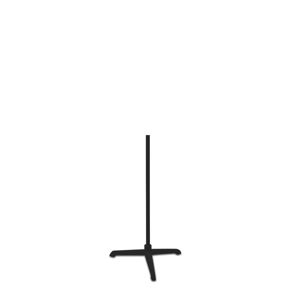 BINK - Bust stand with central connection, 55 cm, tripod, black