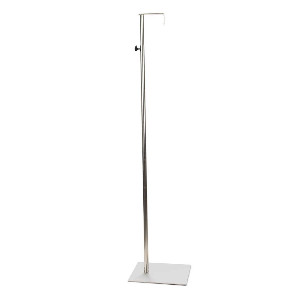 BINK - Stand for neck connection for busts and torsos, adjustable height, brushed steel