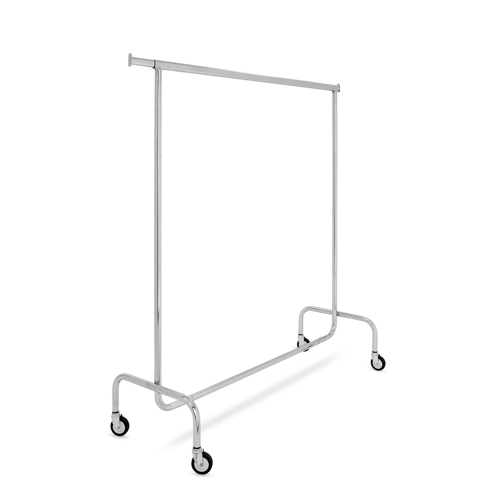 Garment Rack, chrome, width 140cm