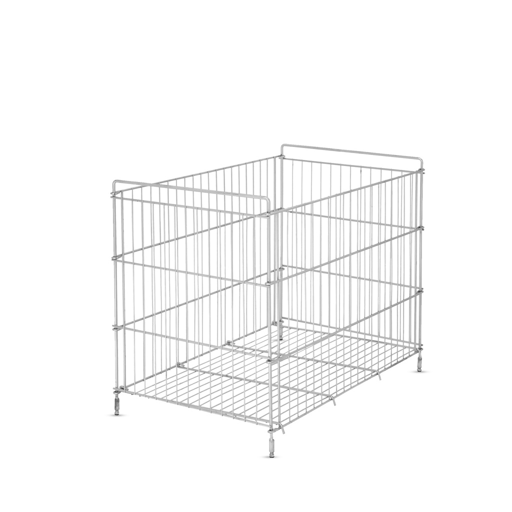 BINK - Grid basket, chrome, on feet, height 80 cm